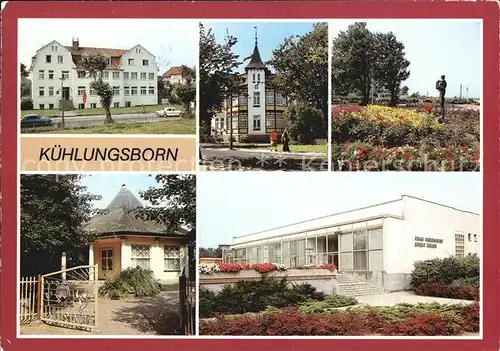 Kuehlungsborn Ostseebad Erholungsheim Stoertebecker Promenade Konzertgarten Kat. Kuehlungsborn