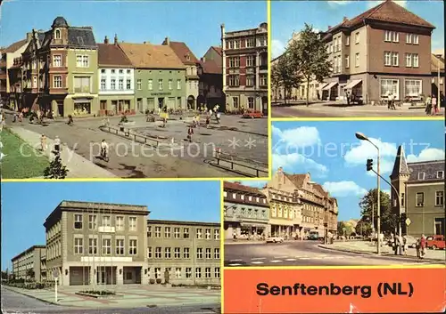 Senftenberg Niederlausitz Platz der Freundschaft Gaststaette Stadtcafe Ingenieurschule Ernst Thaelmann  Kat. Senftenberg