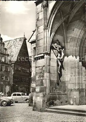 Dinkelsbuehl Portal Sankt Georg Deutsches Haus Kat. Dinkelsbuehl