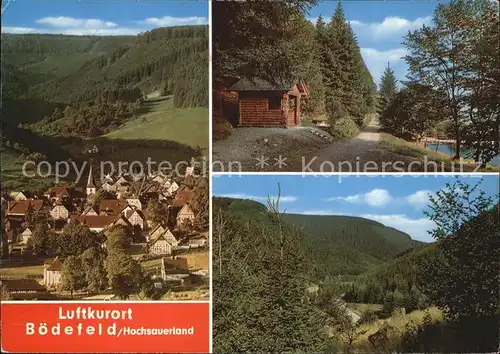 Boedefeld Luftkurort Panorama  Kat. Schmallenberg