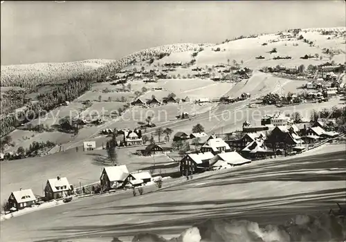 Klingenthal Vogtland Aschberg Winterlandschaft Kat. Klingenthal Sachsen