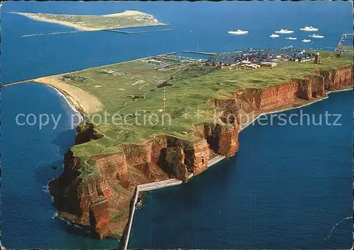 Helgoland Fliegeraufnahme Kat. Helgoland