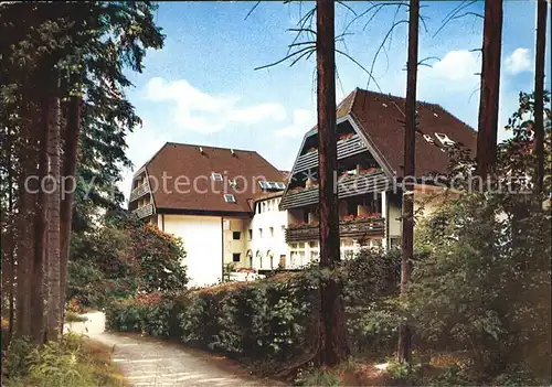 Oberachern Sanatorium Friedrichshoehe Schwarzwald Kat. Achern