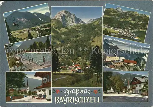 Bayrischzell Hoehenluftkurort und Umgebung mit Wendelstein Bayerische Alpen Kat. Bayrischzell