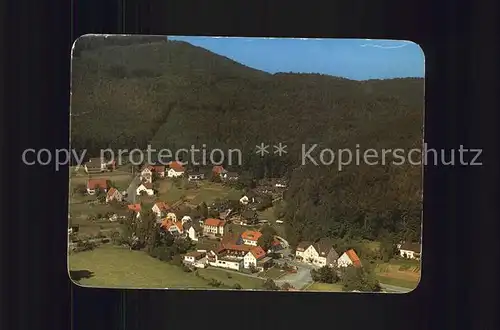 Glashuette Schieder Kneipp Kurort Fliegeraufnahme Kat. Schieder Glashuette