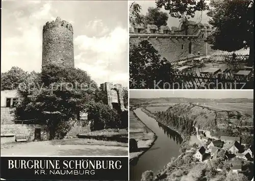 Schoenburg Naumburg Burgruine  Kat. Schoenburg Naumburg