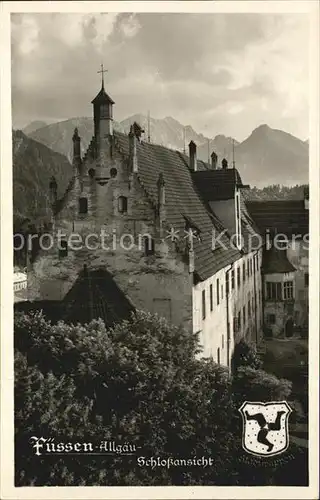 Fuessen Allgaeu Schloss Kat. Fuessen