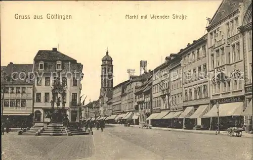 Goettingen Niedersachsen Markt Weender Strasse Kat. Goettingen