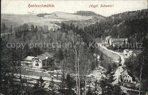 Rentzschmuehle Vogtland Thueringen Panorama  Kat. Vogtlaendisches Oberland