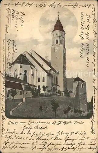 Babenhausen Schwaben Katholische Kirche Kat. Babenhausen