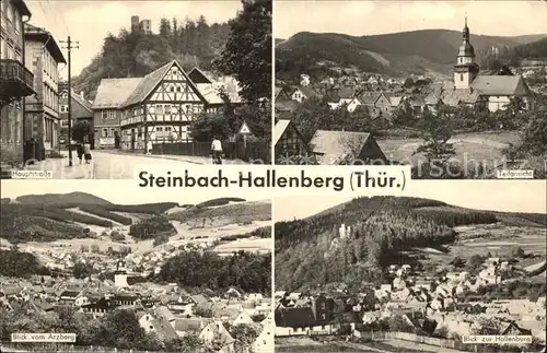 Steinbach Hallenberg Hauptstrasse Hallenburg Arzberg Kat. Steinbach Hallenberg