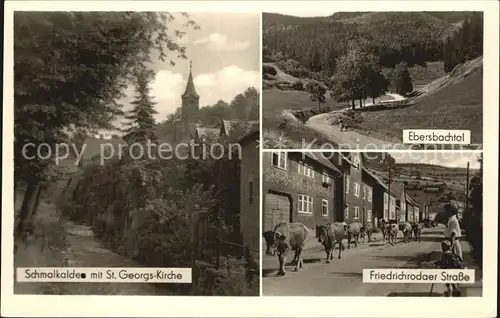 Pappenheim Thueringen Schmalkalden Sankt Georgs Kirche Ebersbachtal Friedrichrodaer Strasse Kat. Floh Seligenthal