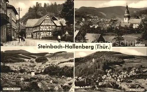 Steinbach Hallenberg Arzberg Hauptstrasse Hallenburg Kat. Steinbach Hallenberg
