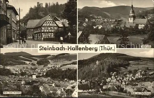 Steinbach Hallenberg Hauptstrasse Arzberg Hallenburg  Kat. Steinbach Hallenberg