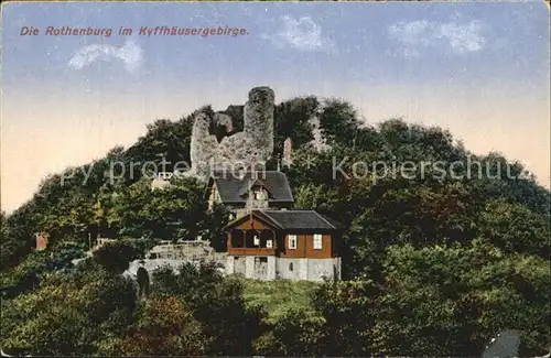 Kyffhaeuser Rothenburg Gebirge Kat. Bad Frankenhausen