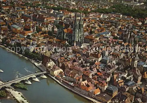 Regensburg Fliegeraufnahme Kat. Regensburg