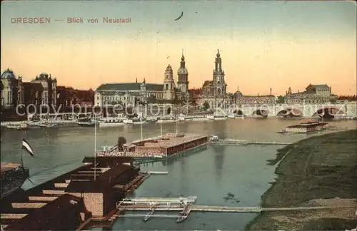 Dresden Neustadt Elbe Kat. Dresden Elbe