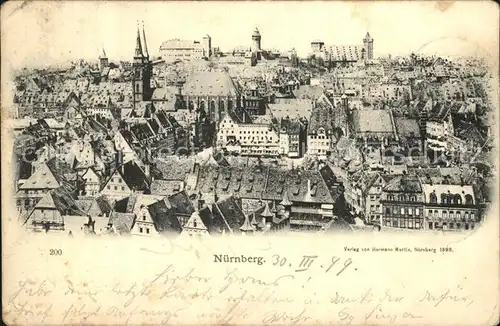 Nuernberg Panorama Kat. Nuernberg