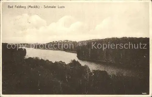 Bad Feldberg Mecklenburg Schmaler Luzin Kat. Feldberger Seenlandschaft