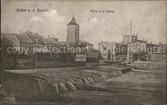 Calbe Saale Kat. Calbe Nr. ke58090 oldthing Ansichtskarten Sachsen