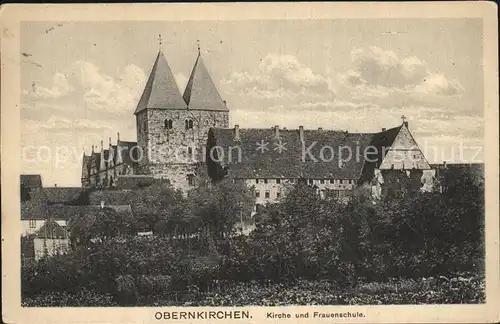 Obernkirchen Kirche Frauenschule Kat. Obernkirchen
