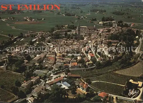 Saint Emilion Eglise Monolithe Fliegeraufnahme Kat. Saint Emilion