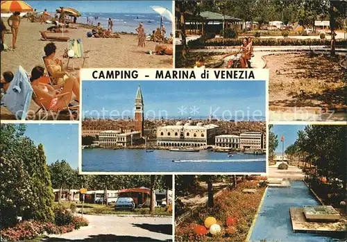 Punta Sabbioni Camping Marine di Venezia Strand Kat. Venezia Venedig