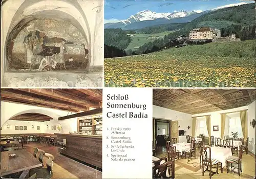 St Lorenzen Suedtirol Schloss Sonnenburg Castel Badia