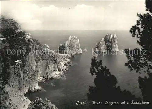 Capri Punta Tragara ed i Faraglioni Kat. Golfo di Napoli