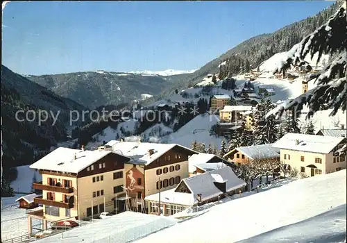 Welschnofen Suedtirol Post Hotel Winterpanorama Alpen Kat. Nova Levante
