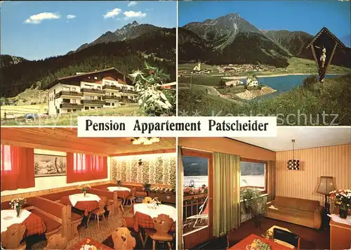 Reschen am See Tirol Pension Appartement Patscheider Kat. Graun Resia