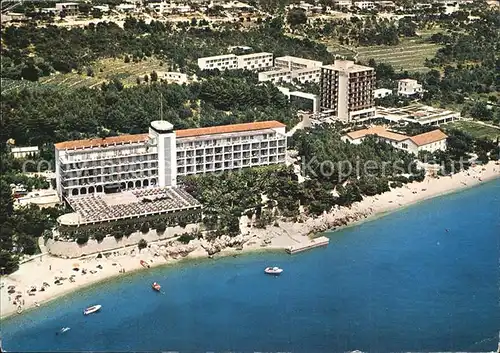 Tucepi Hotels am Strand Fliegeraufnahme Kat. Kroatien