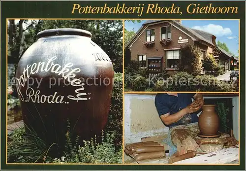 Giethoorn Pottenbakkerij Rhoda Kat. Steenwijkerland