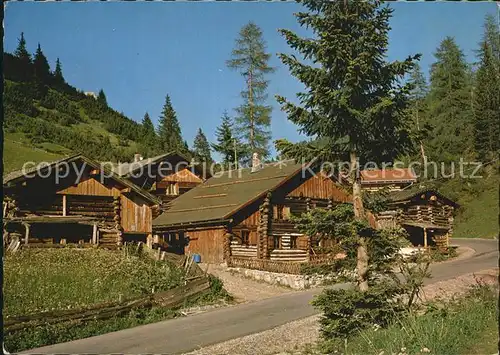 Pfafflar bei Boden im Lechtal aelteste Hoehensiedlung im Tirol Kat. Pfafflar