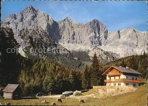 Ramsau Zillertal Gasthaus Pension Dachsteinruhe Kat. Ramsau im Zillertal