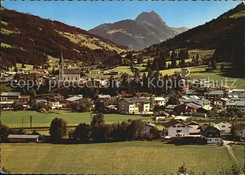 Kirchberg Tirol Fliegeraufnahme mit Grossen Rettenstein Kat. Kirchberg in Tirol