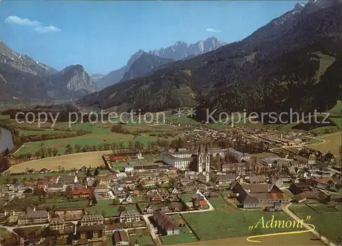 Admont Steiermark Fliegeraufnahme Kat. Admont