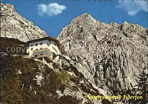 Werfen Salzburg Bergstation Eisriesenwelt Eishoehle Tennengebirge Kat. Werfen