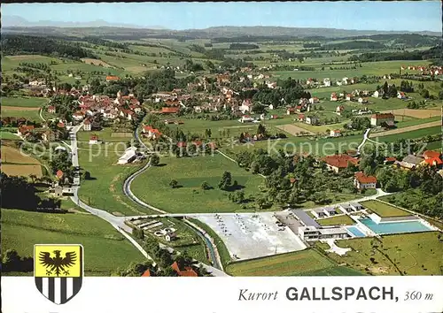 Gallspach Fliegeraufnahme Istitut Zeileis Kat. Gallspach