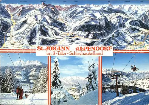 St Johann Tirol Alpendofr Skigebiet Kat. St. Johann in Tirol