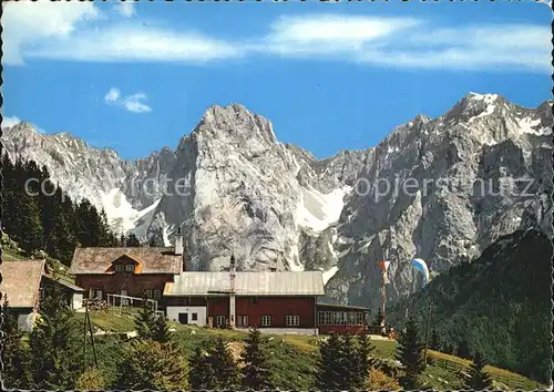 Vorderkaiserfelden Berghuette Alpen Kat. Wildermieming