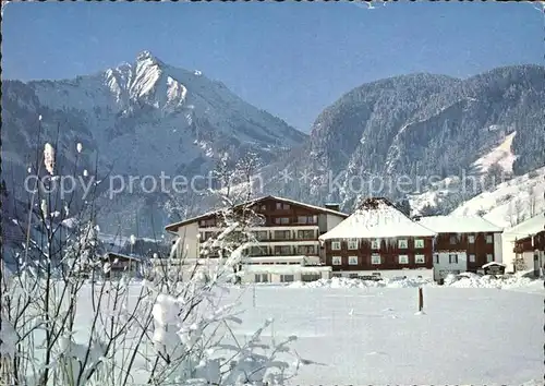 Reuthe Vorarlberg Kurhotel Bad Reuthe Moorheilbad Winterpanorama Alpen Kat. Reuthe
