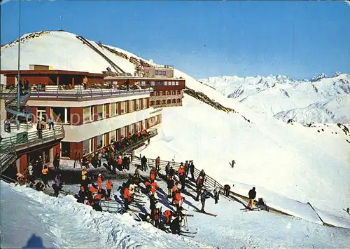 Davos GR Berghaus Weissfluhjoch Winterpanorama Alpen Kat. Davos