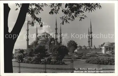 Istanbul Constantinopel Mosquee de Sultan Ahmet Kat. Istanbul