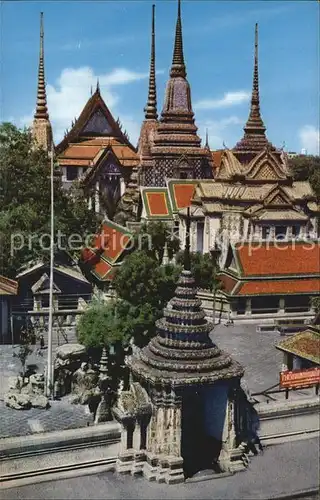 Bangkok Wat Po Tempel Kat. Bangkok