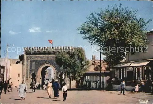 Fes Porte de Boujeloud Kat. Marokko