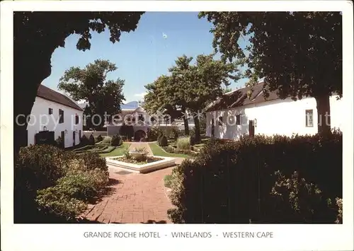 Suedafrika Southafrica RSA Western Cape Winlands Grande Roche Hotel Kat. Suedafrika