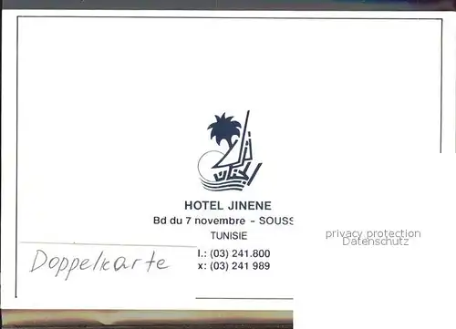 Sousse Hotel Jinene  Kat. Tunesien