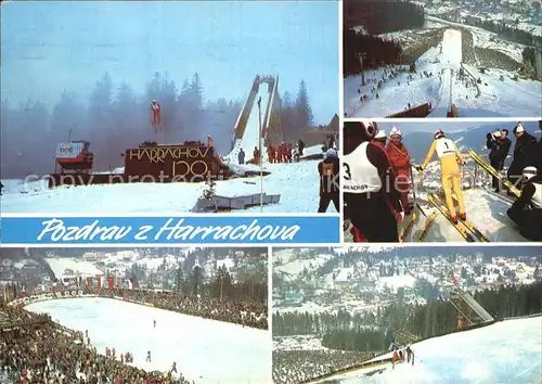 Harrachov Harrachsdorf Skisprungschanze Krkonose Riesengebirge Kat. Harrachsdorf