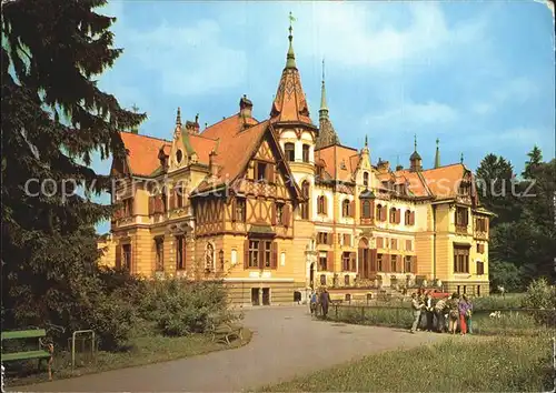 Gottwaldov Tschechien Zamek Lesna Schloss Kat. Zlin